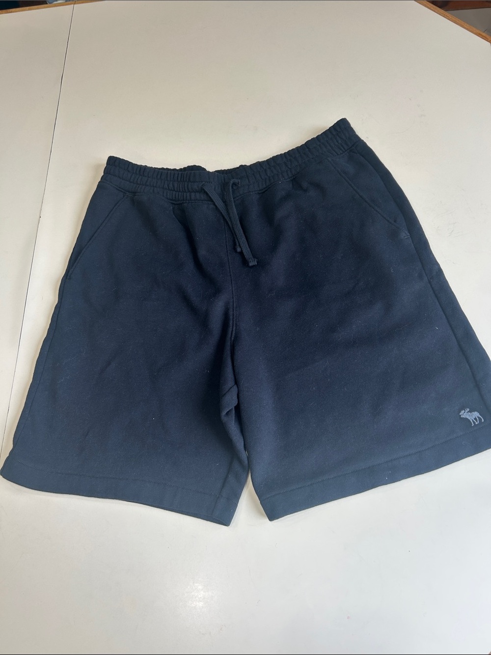 Abercrombie & Fitch Navy Athletic Drawstring Shorts